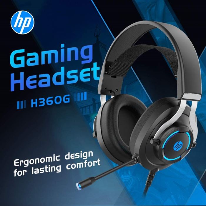 HP H360G 7.1 Virtual Surround Usb2.0 Gaming Headphone